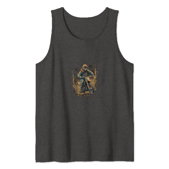 Dirt Bike Offroad Riding Motocross Biker Tank Tops