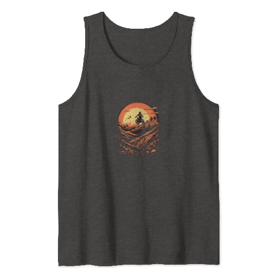 Dirt Bike Mountain Dirt Biking Motocross Biker Tank Tops