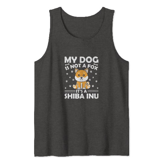 Shiba Inu Dog Lover Puppy Breeder Pet Dog Owner Tank Tops