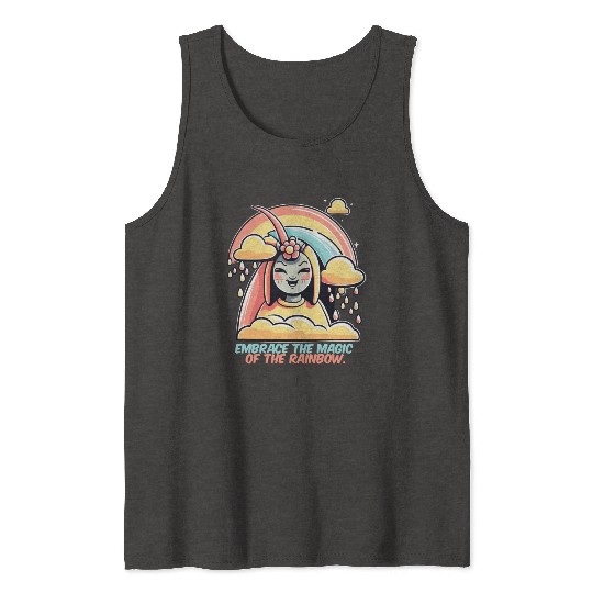 Embrace The Magic Off The Rainbow Witch Tank Tops