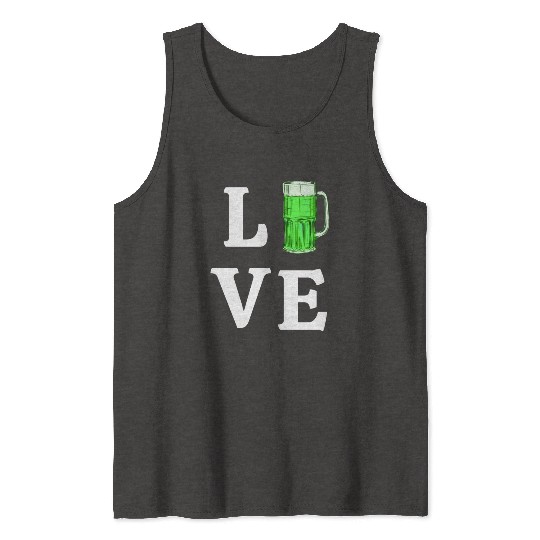 Love Green Beer Tank Tops
