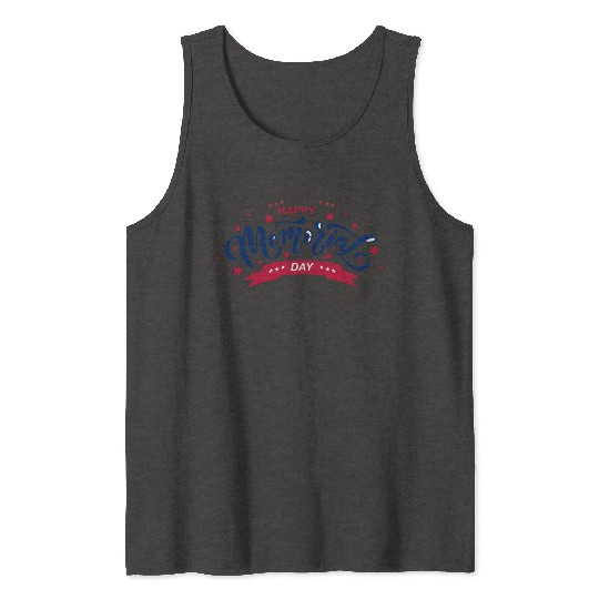 HAPPY MEMORIAL DAY Tank Tops