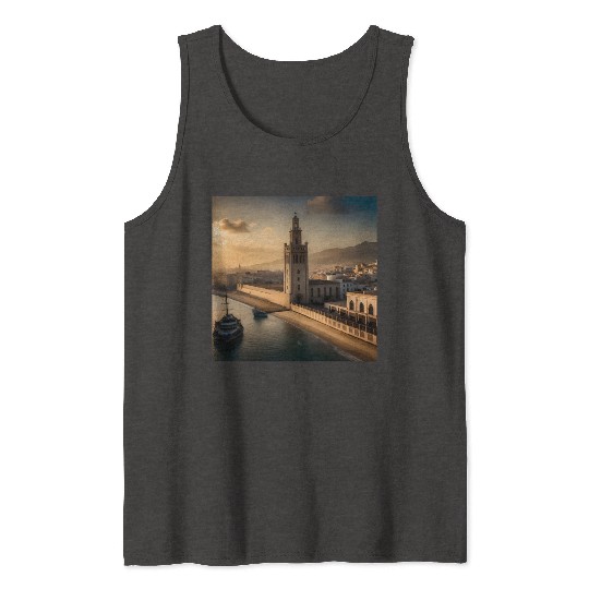 Fantasy pictures ,town Morocco ,city casablanca Tank Tops