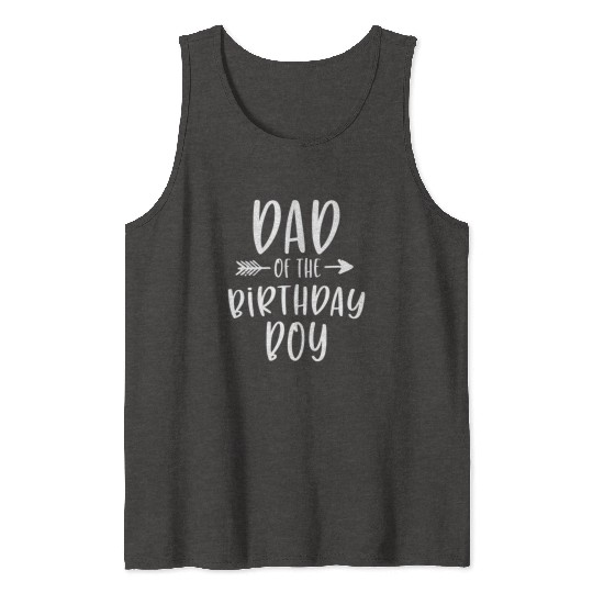 Dad Of The Daddy And Son Bday Party Father Tank Tops