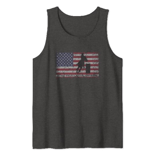Barrel Racing Horse Racing And Rodeo Tank Tops