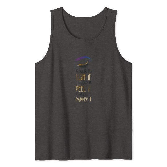 Cute Licensed Esthetician Skincare Tank Tops