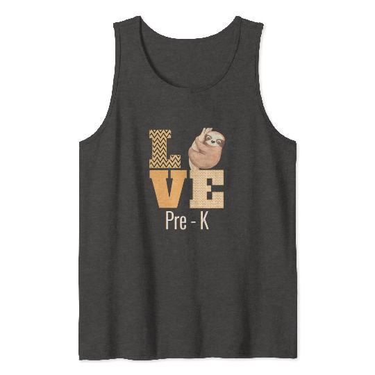 Love Pre-K Sloth Pre-K Teacher Back To School Tank Tops