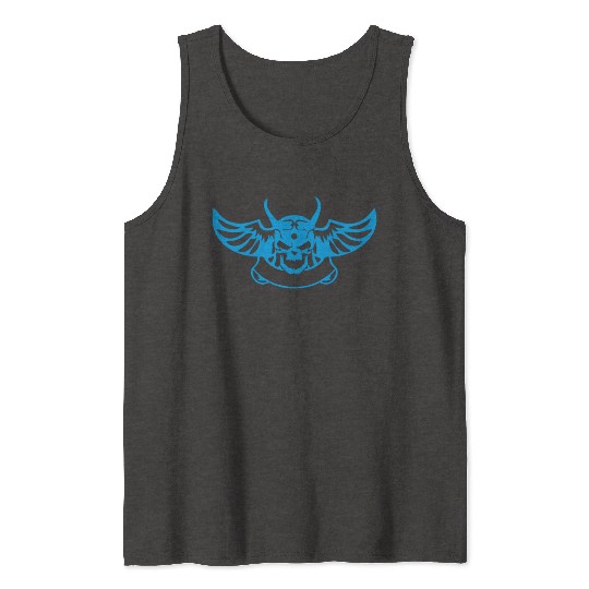 angry bird skull Tank Tops
