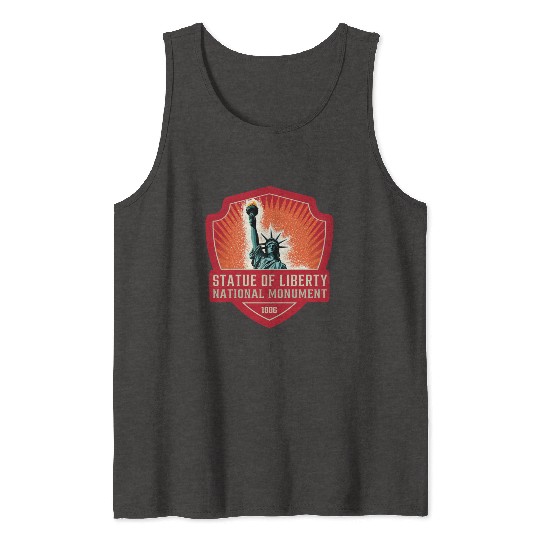 statue of liberty national monument Tank Tops