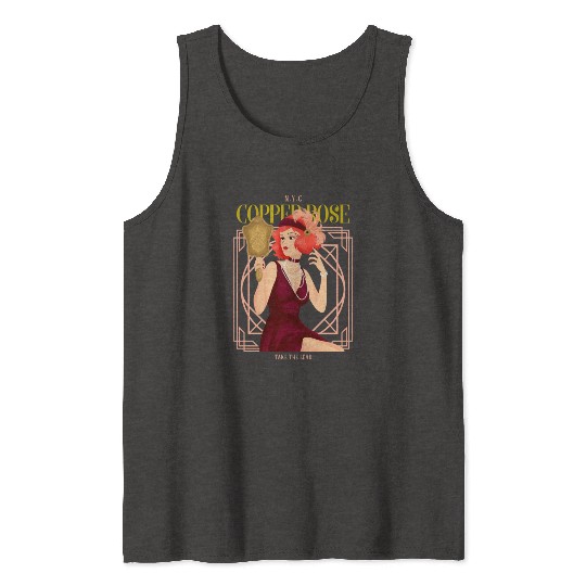 Nyc Copper Rose The Great Gatsby Tank Tops