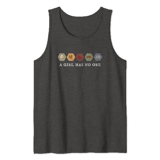 A Has No Ore Settlers Board Game Night Tank Tops