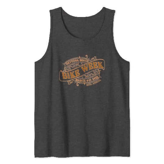 Daytona Beach Bike Week 2022 Front And Back Tank Tops