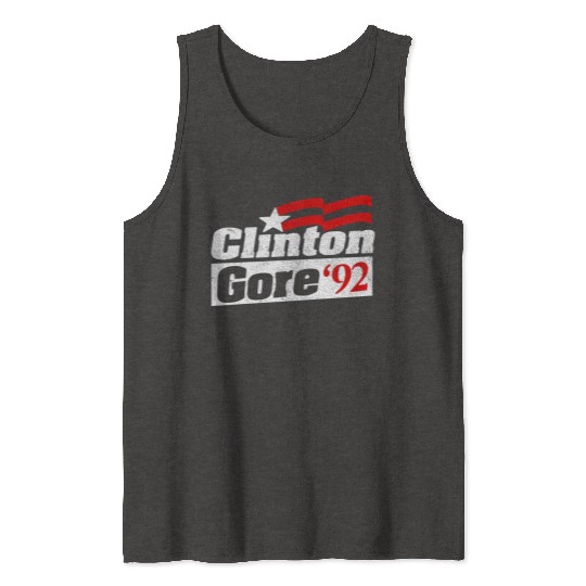 Clinton Gore Bill Clinton 92 Elect Tank Tops