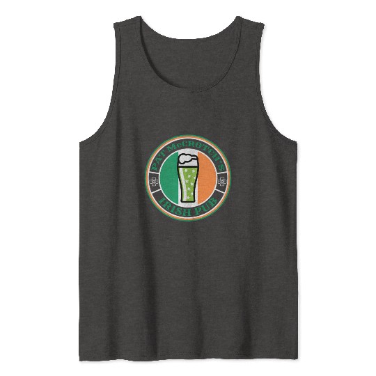 Pat Mccrotch'S Irish Pub Green Beer St Patric Day Tank Tops