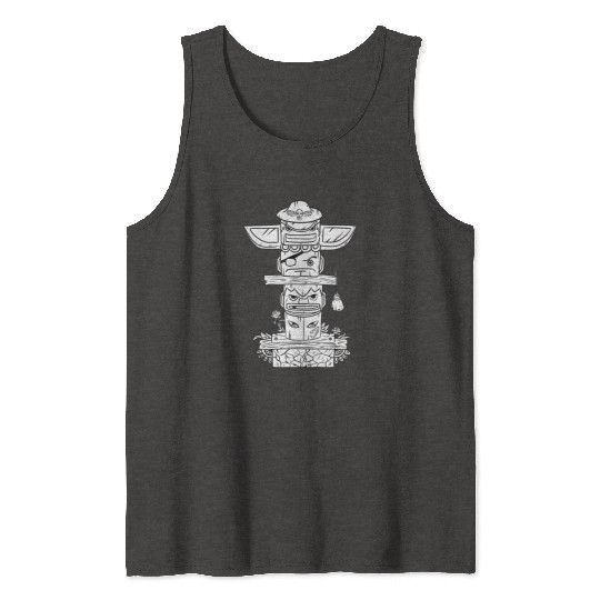 Totem Street Fighter Shadaloo Tank Tops