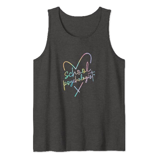 School Psychologist Back To School Mental Health M Tank Tops