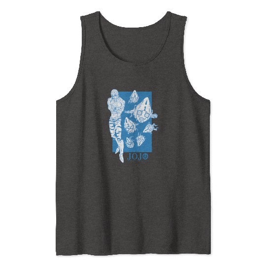 Jojo'S Bizarre Adventure Mista Six Bullets Tank Tops