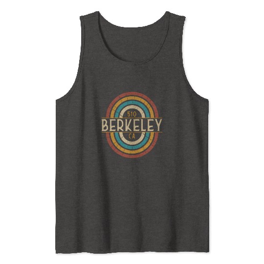 Berkeley Area Code 510 Residents State California Tank Tops
