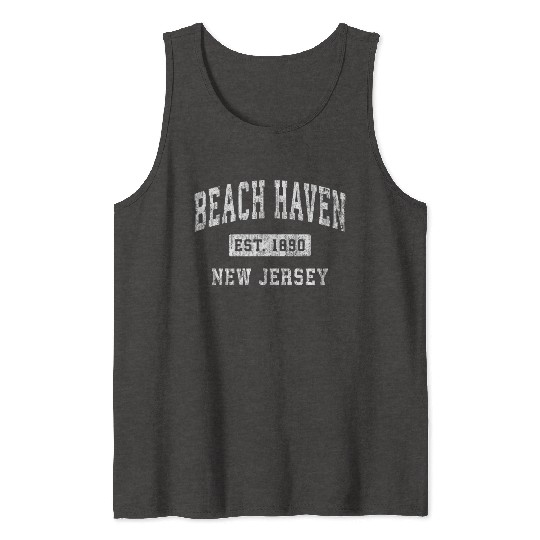 Beach Haven New Jersey Nj Established Sports Tank Tops