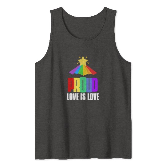 Proud LGBT Tank Tops Love is Love Tank Tops Equality