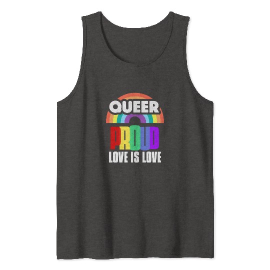 Love is Love Tank Tops Human Rights Gay Pride Proud