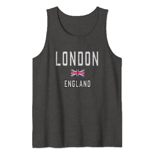 London England England Flag Tank Tops
