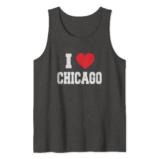 I Love Chicago Tank Tops