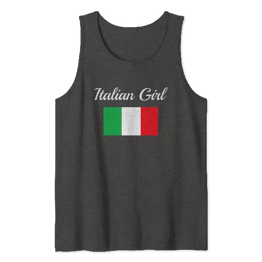 Italian Flag Italy Pride Italian-American Tank Tops