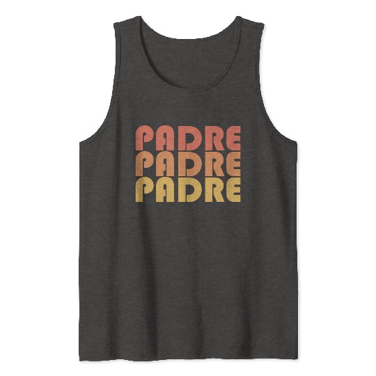 Padre Typography 1970S Tank Tops