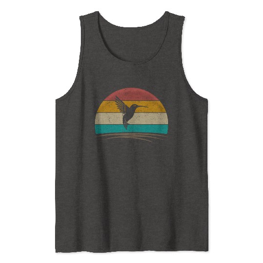 Hummingbird Distressed Hummingbird Tank Tops