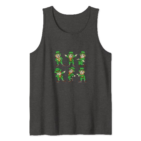 Dancing Leprechauns St Patrick'S Day Tank Tops