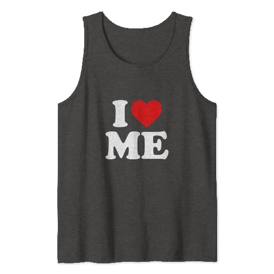 I Love Me Heart Maine Tank Tops