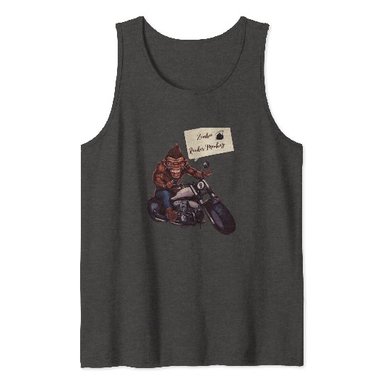 zombie Raider Monkey Tank Tops