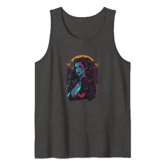 Vampire Girl Tank Tops