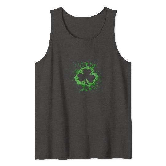 2-Sided Erin Go Bragh Shamrock Celtic Knot And Tank Tops