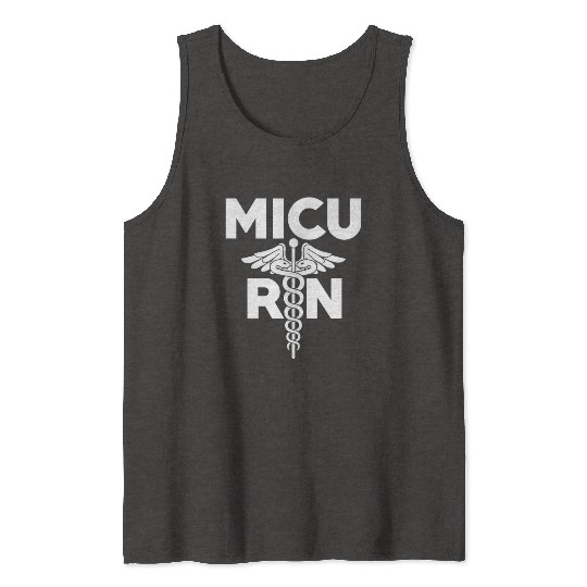 Micu Registered Nurse Intensive Care Unit Rn Staff Tank Tops