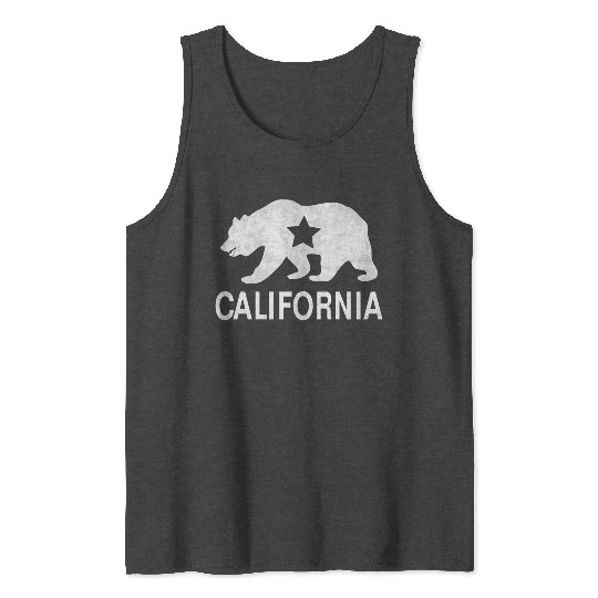 California Bear Republic Cali Tank Tops