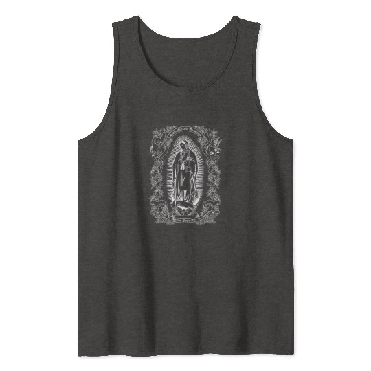 Virgen De Guadalupe Guadalupe'S Virgin Christian Tank Tops