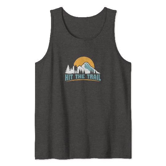 Hit the Trail Mountaineers Wanderlust Hiking Tank Tops