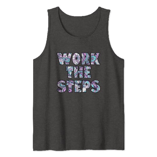 Work the Steps paisley Tank Tops