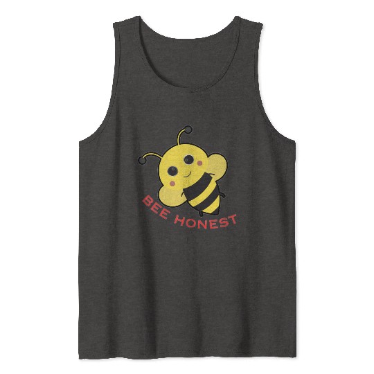 Bee-Honest Tank Tops
