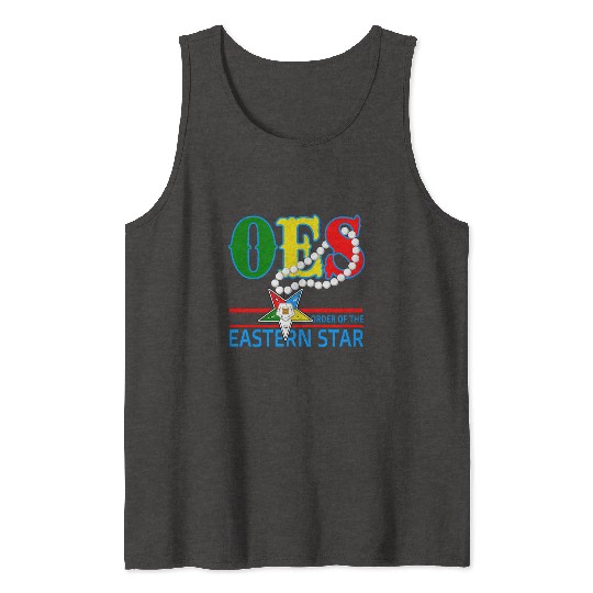 Oes Star Necklace Order Of The Eastern Star Tank Tops