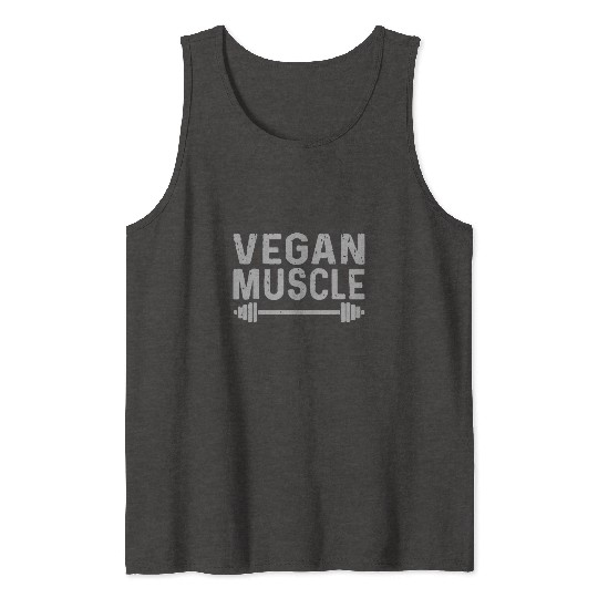 Workout Motivation Vegan Muscle Fitness Gym Veganm Tank Tops