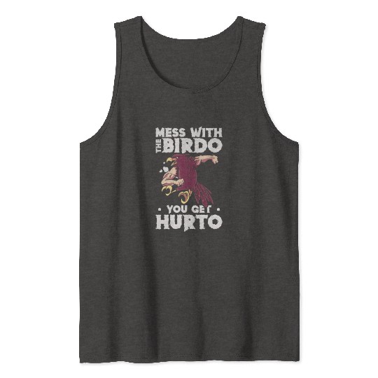 Bird Cartoon Birdwatching Bird Owner Tank Tops