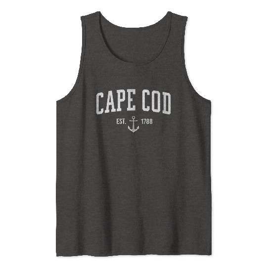 Cape Cod Massachusetts 1788 Nautical Look Tank Tops