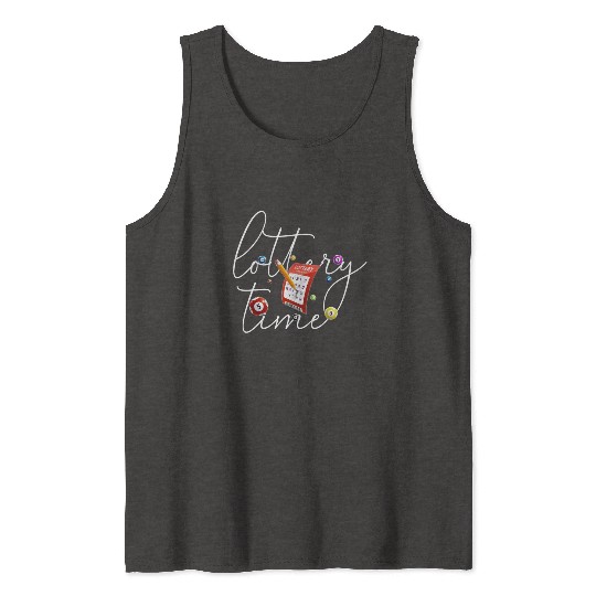 Lottery Bingo Time Tank Tops