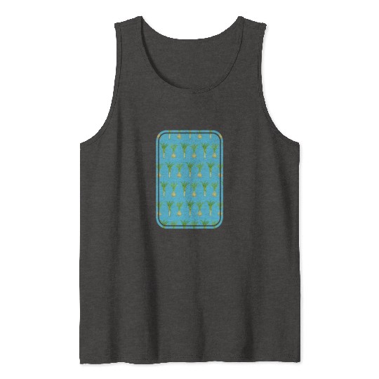 leek and onion pattern Tank Tops