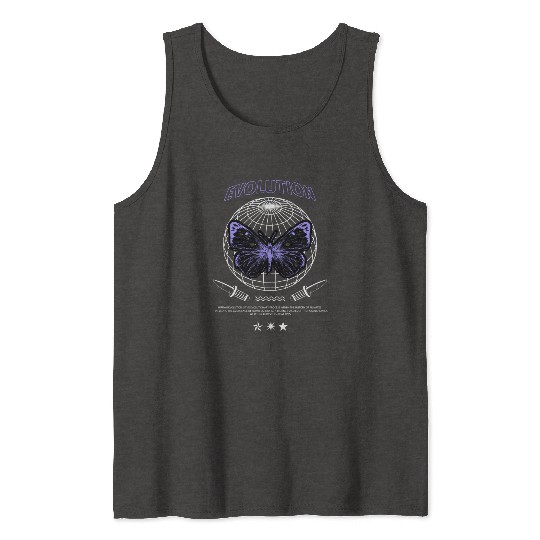 Butterfly Evolution Tank Tops