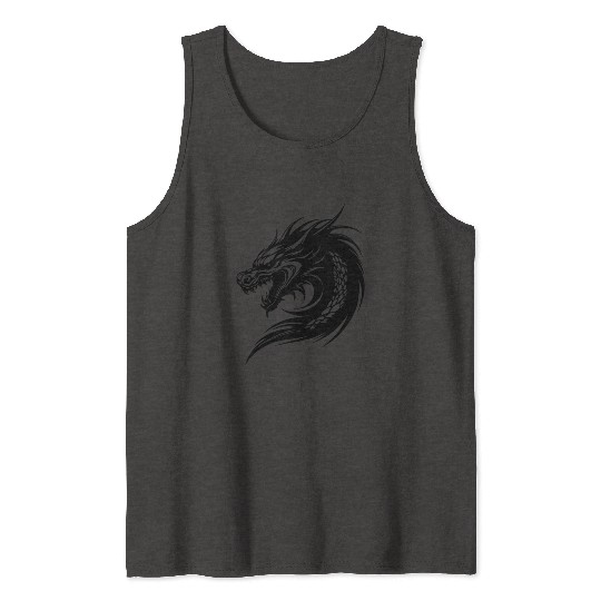 Dragon Mythical Fantasy Serpent Tank Tops