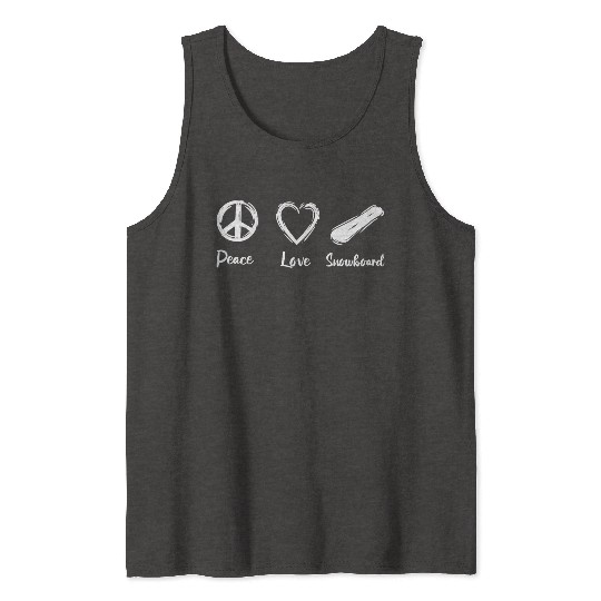 Snowboarding Love Tank Tops